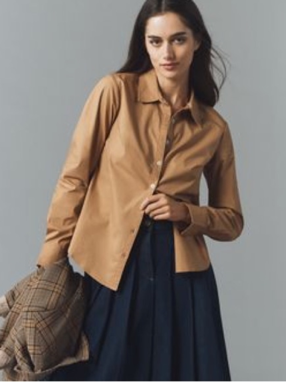 Anthropologie Gracelyn Slim Buttondown Shirt